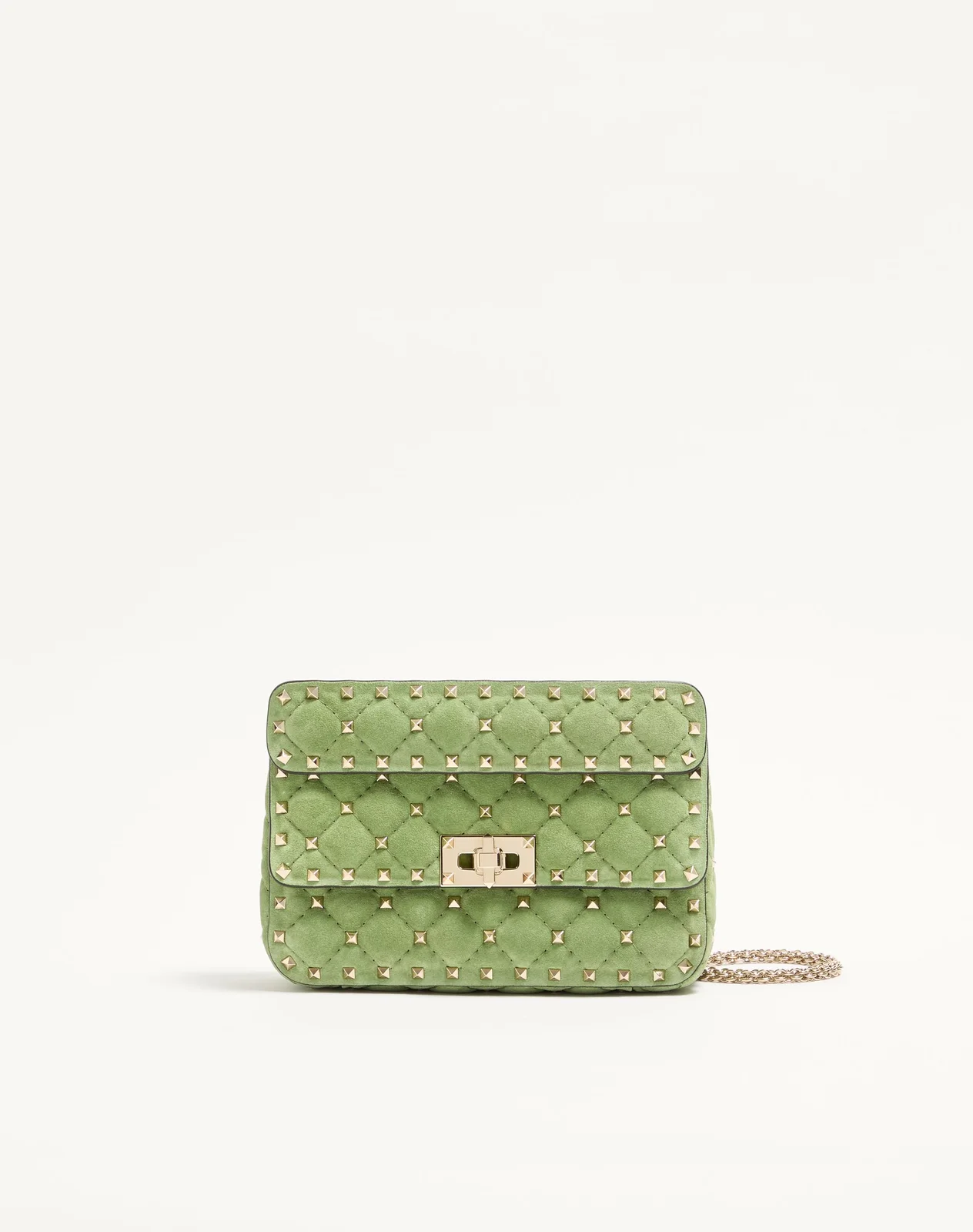 Маленькая сумка Valentino Garavani Rockstud Spike из замши — фото 1
