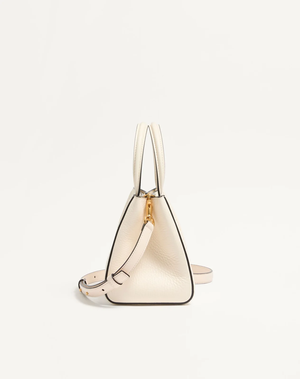 Маленькая сумка с ручками Valentino Garavani Alltime из зернистой телячьей кожи — фото 3