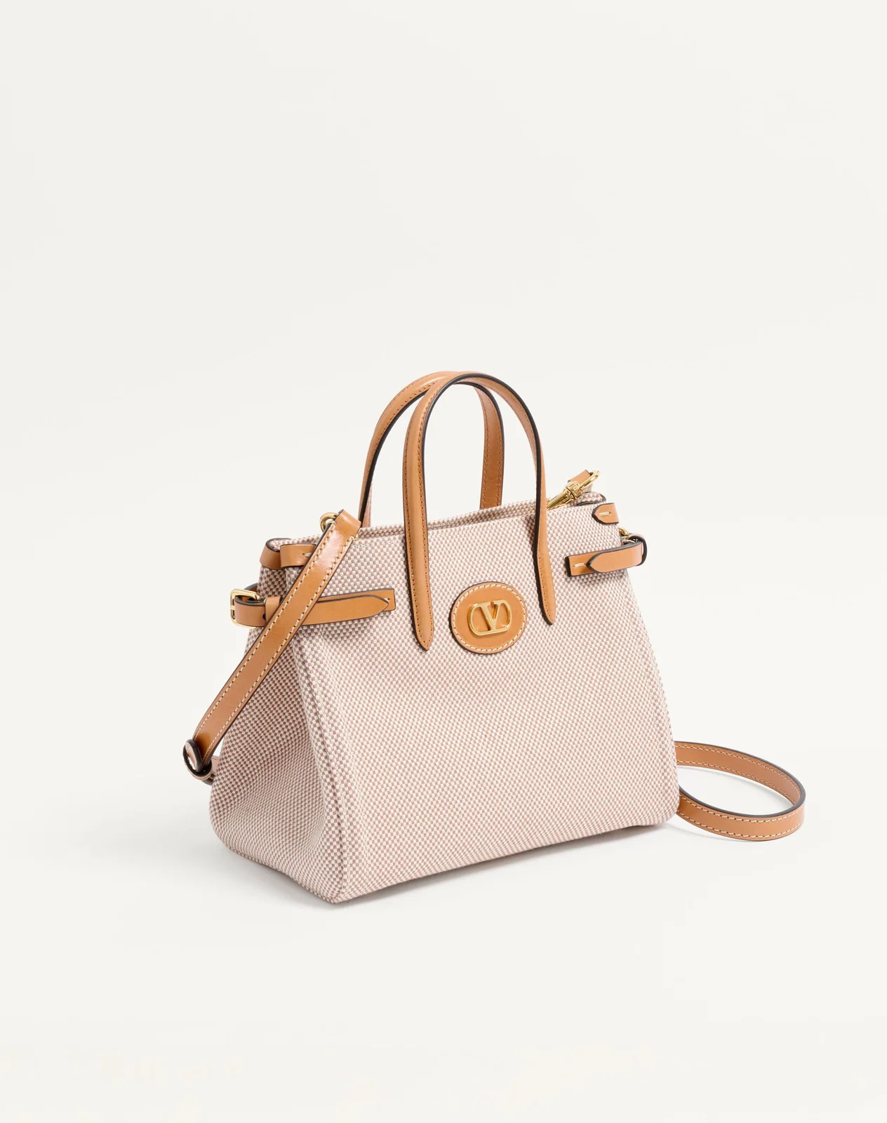 Маленькая сумка-тоут Valentino Garavani Antibes из канваса — фото 2