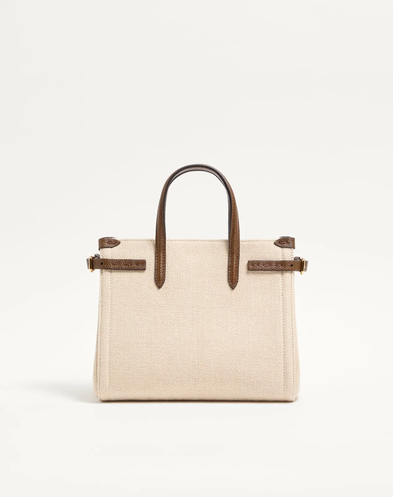 Маленькая сумка-тоут Valentino Garavani Antibes из льна с вышивкой — фото 5