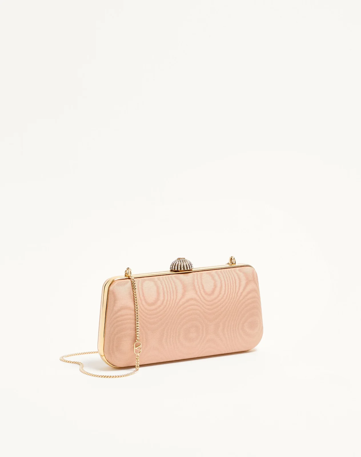 Клатч-минодьер Valentino Garavani Carry Secrets из ткани муар — фото 3