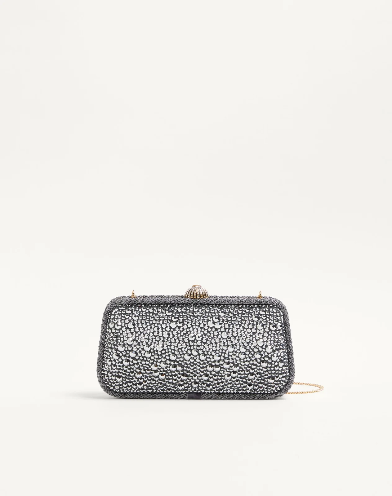 Клатч-минодьер Valentino Garavani Carry Secrets со стразами — фото 1