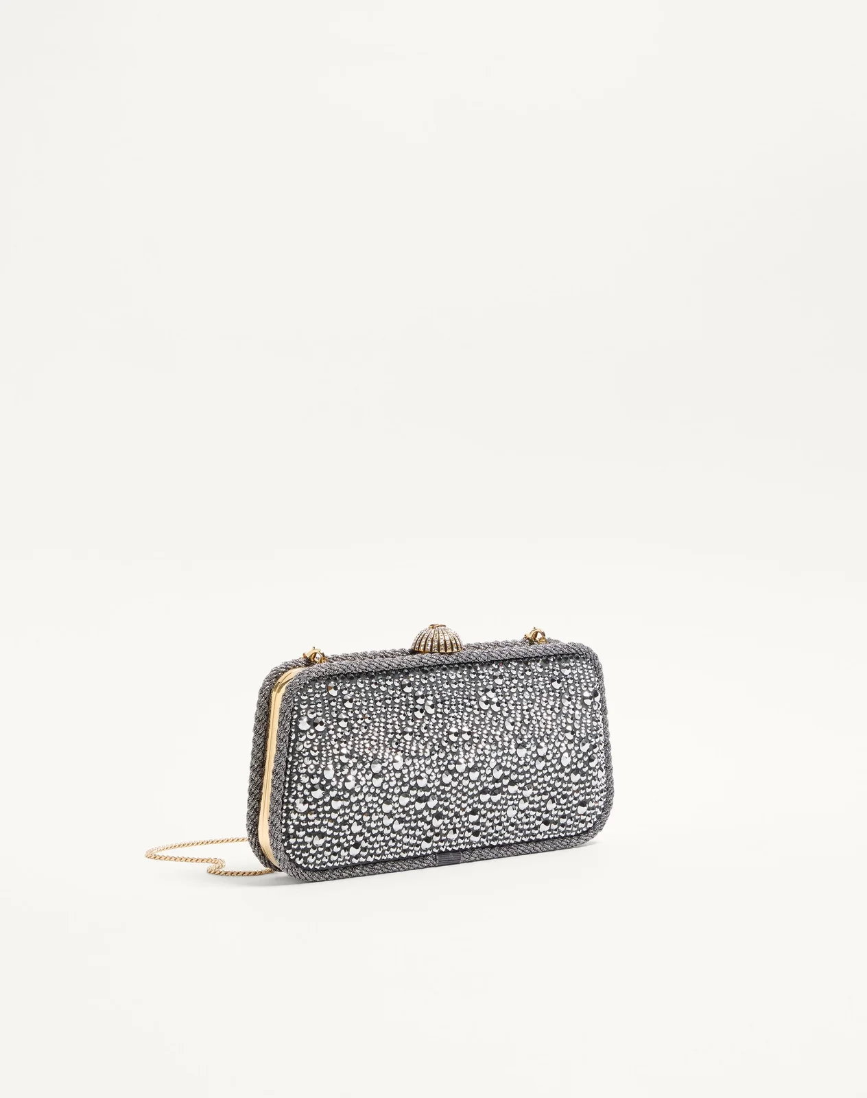 Клатч-минодьер Valentino Garavani Carry Secrets со стразами — фото 2