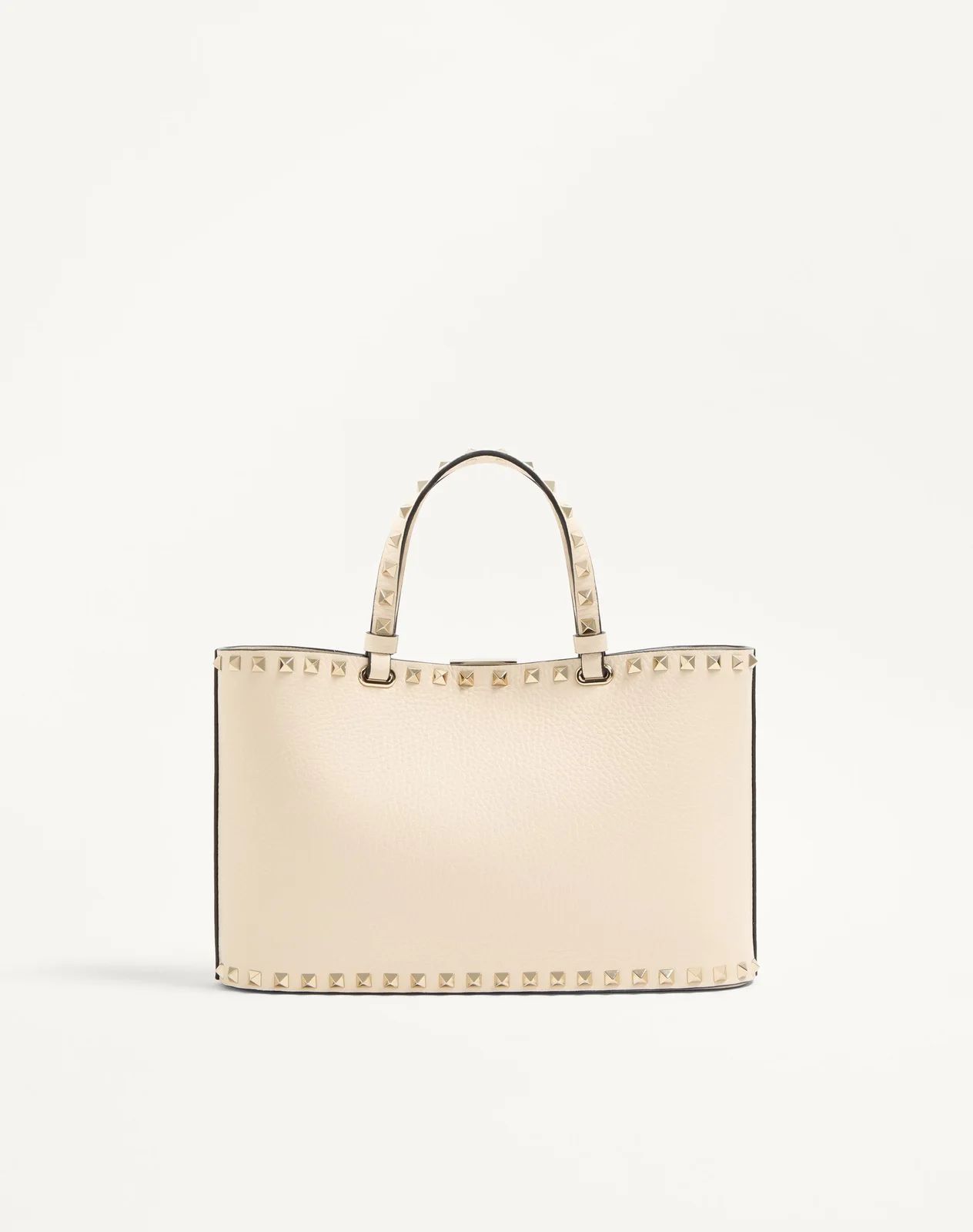 Маленькая сумка-тоут Valentino Garavani Rockstud из зернистой телячьей кожи — фото 4