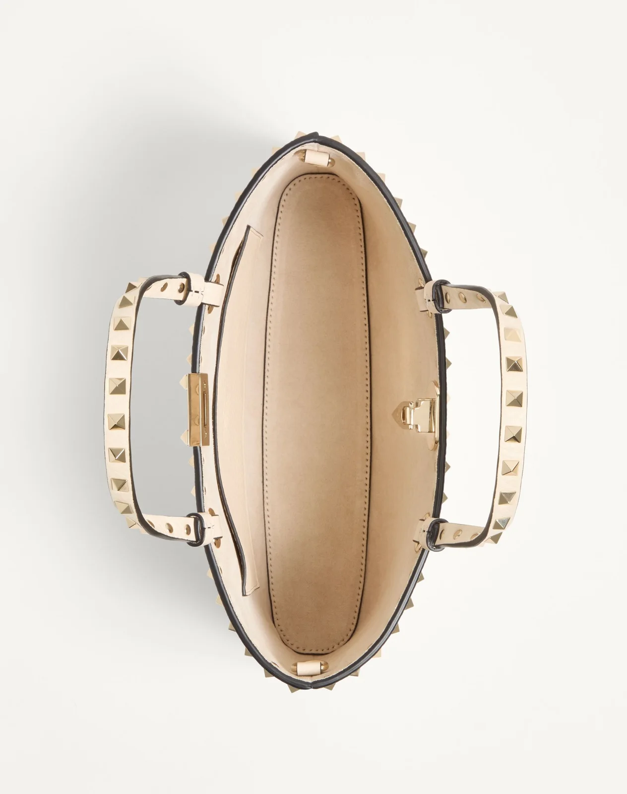 Маленькая сумка-тоут Valentino Garavani Rockstud из зернистой телячьей кожи — фото 5