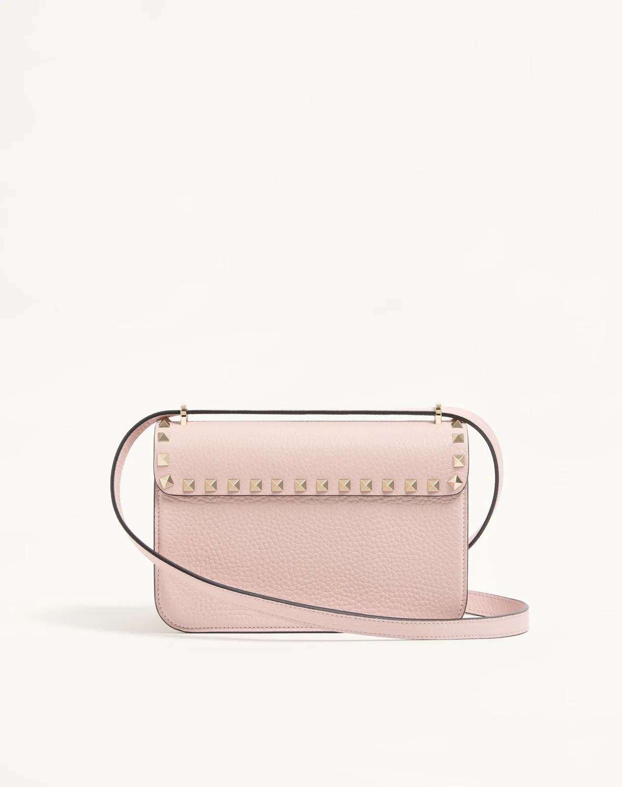 Маленькая сумка через плечо Valentino Garavani Rockstud из зернистой телячьей кожи — фото 4