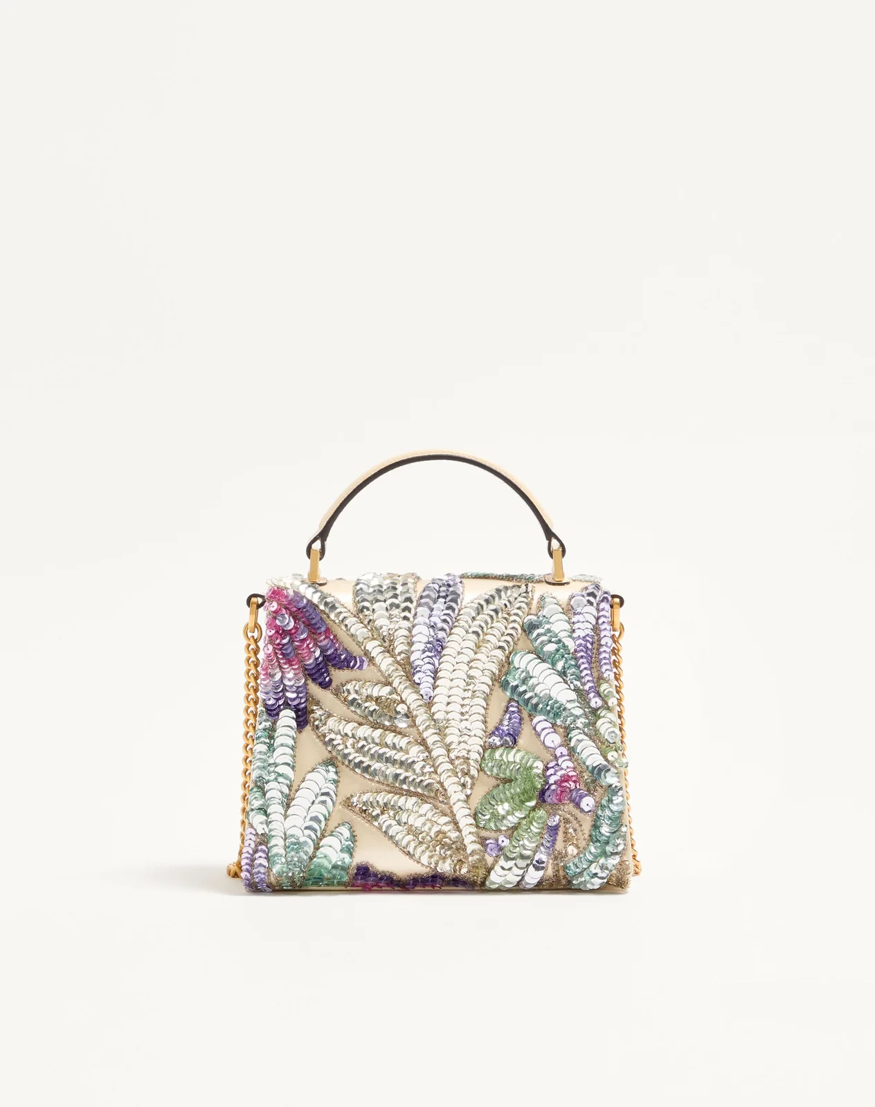 Мини-сумка с ручкой Valentino Garavani VSLING с вышивкой — фото 5