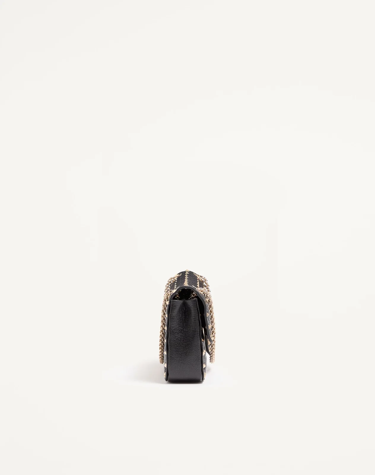 Сумка через плечо среднего размера Valentino Garavani Rockstud Spike из козьей кожи — фото 3