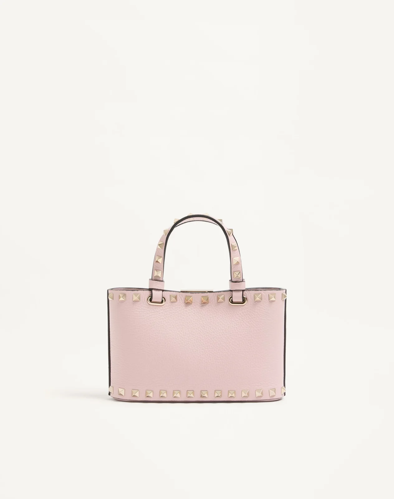 Мини-сумка-тоут Rockstud из зернистой телячьей кожи — фото 5