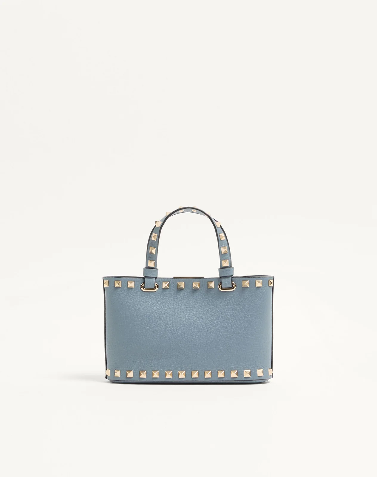 Мини-сумка-тоут Rockstud из зернистой телячьей кожи — фото 5