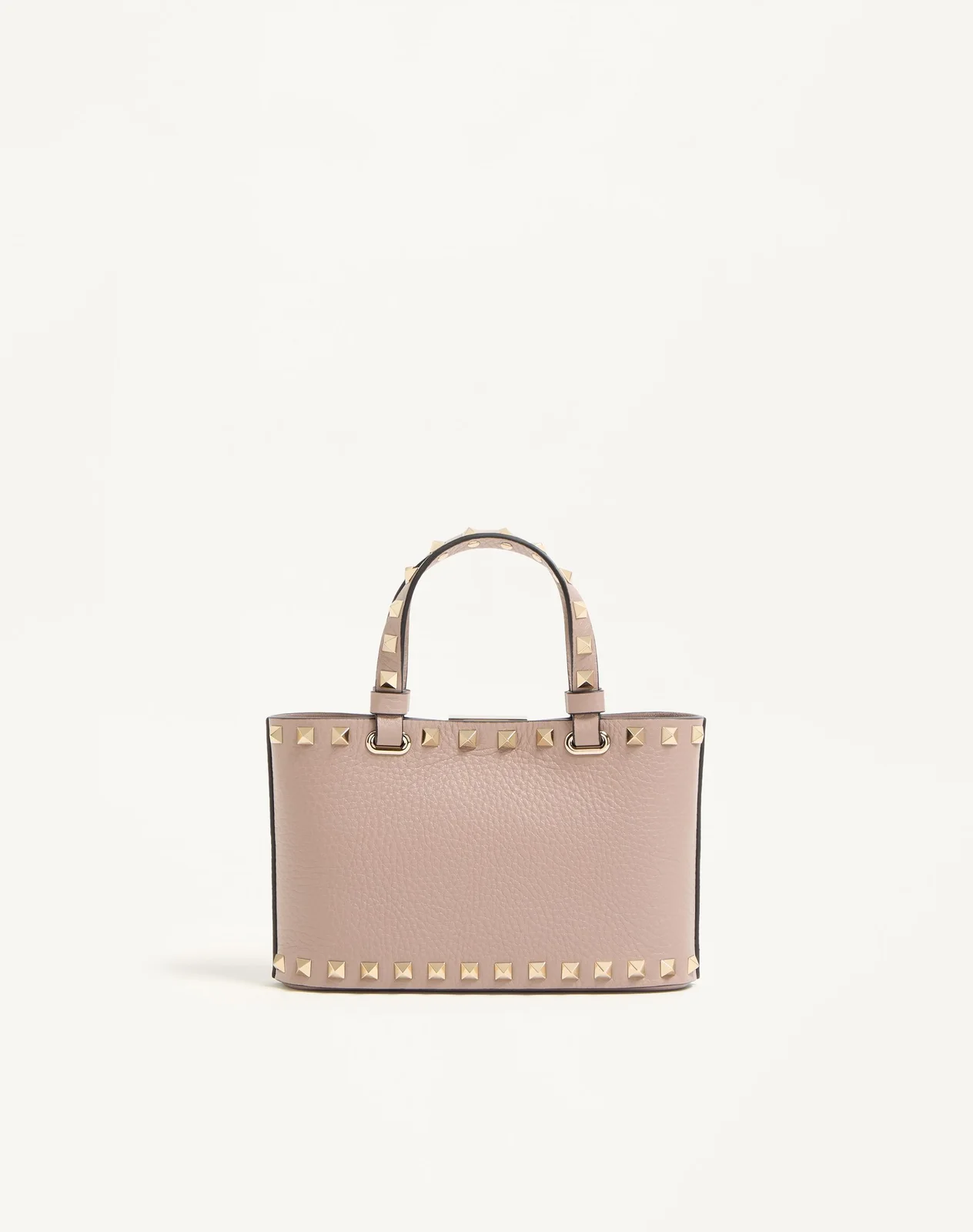 Мини-сумка-тоут Rockstud из зернистой телячьей кожи — фото 5