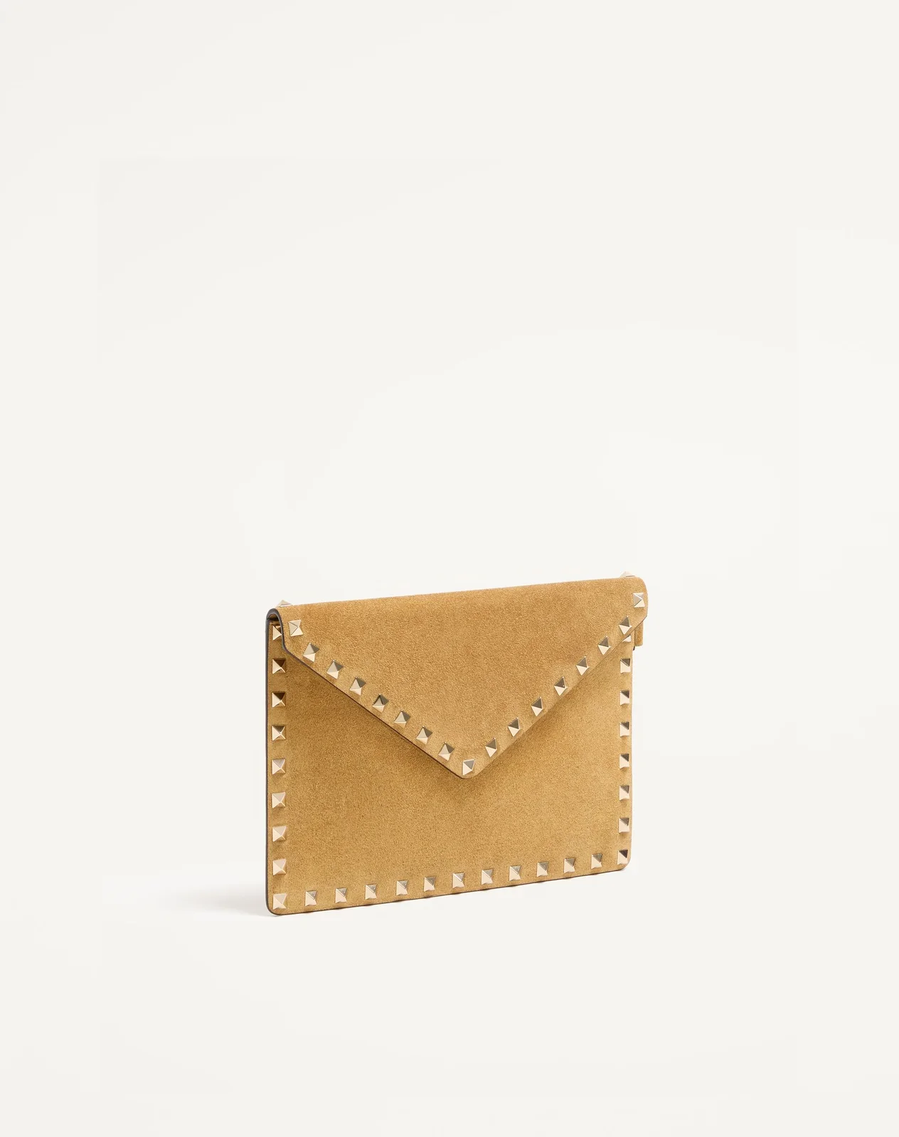 Клатч Rockstud из замши — фото 3