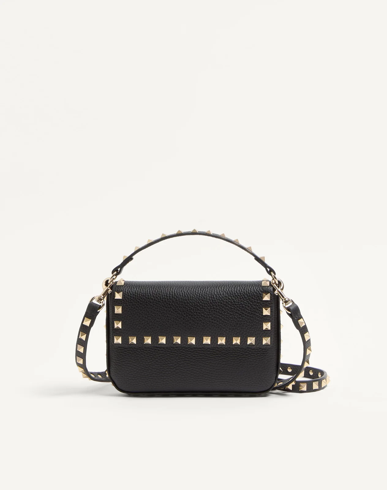 Клатч Rockstud из зернистой телячьей кожи