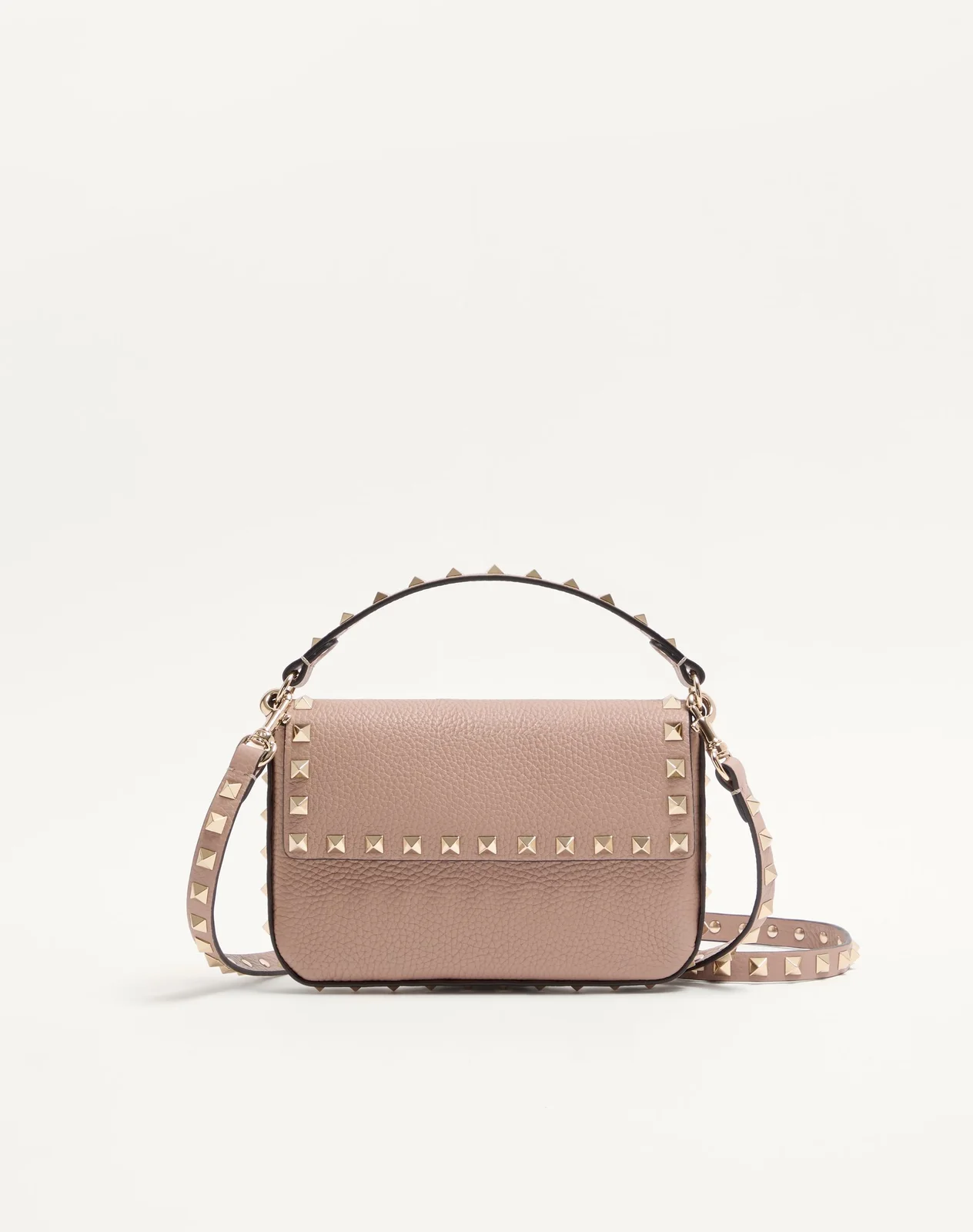 Клатч Rockstud из зернистой телячьей кожи
