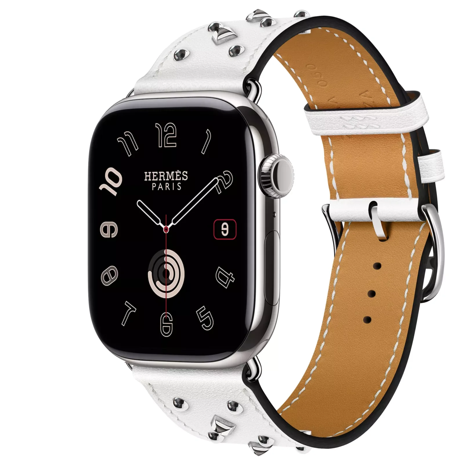 Series 11 Набрать &Apple Watch Hermès 46 Миллиметровая одинарная петля Clou Medor Rock Ремешок — фото 2