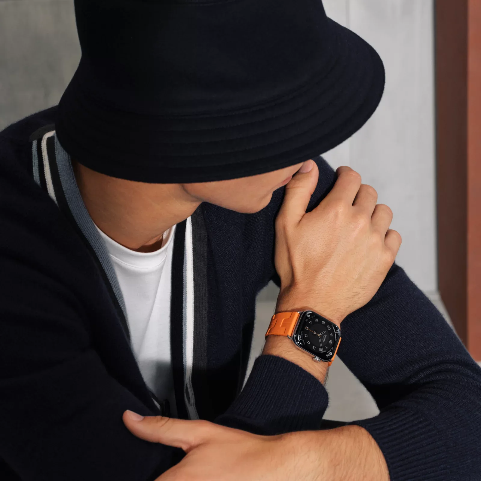 Series 11 Набрать &Apple Watch Hermès 46 Миллиметровая одинарная петля Kilim Складной ремешок на застежке — фото 2