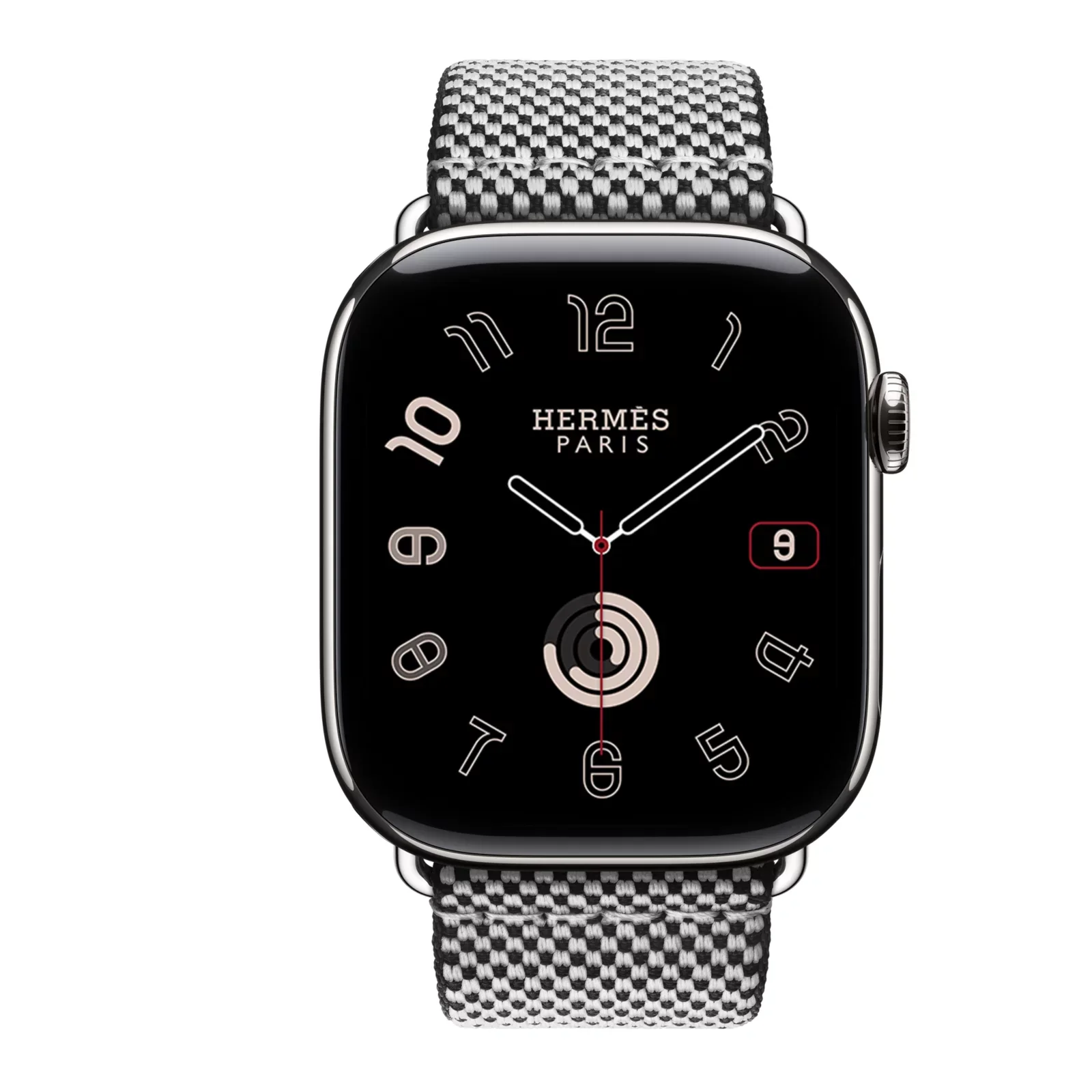 Series 11 Набрать &Apple Watch Hermès 46 Миллиметровая одинарная петля Toile H Ремешок