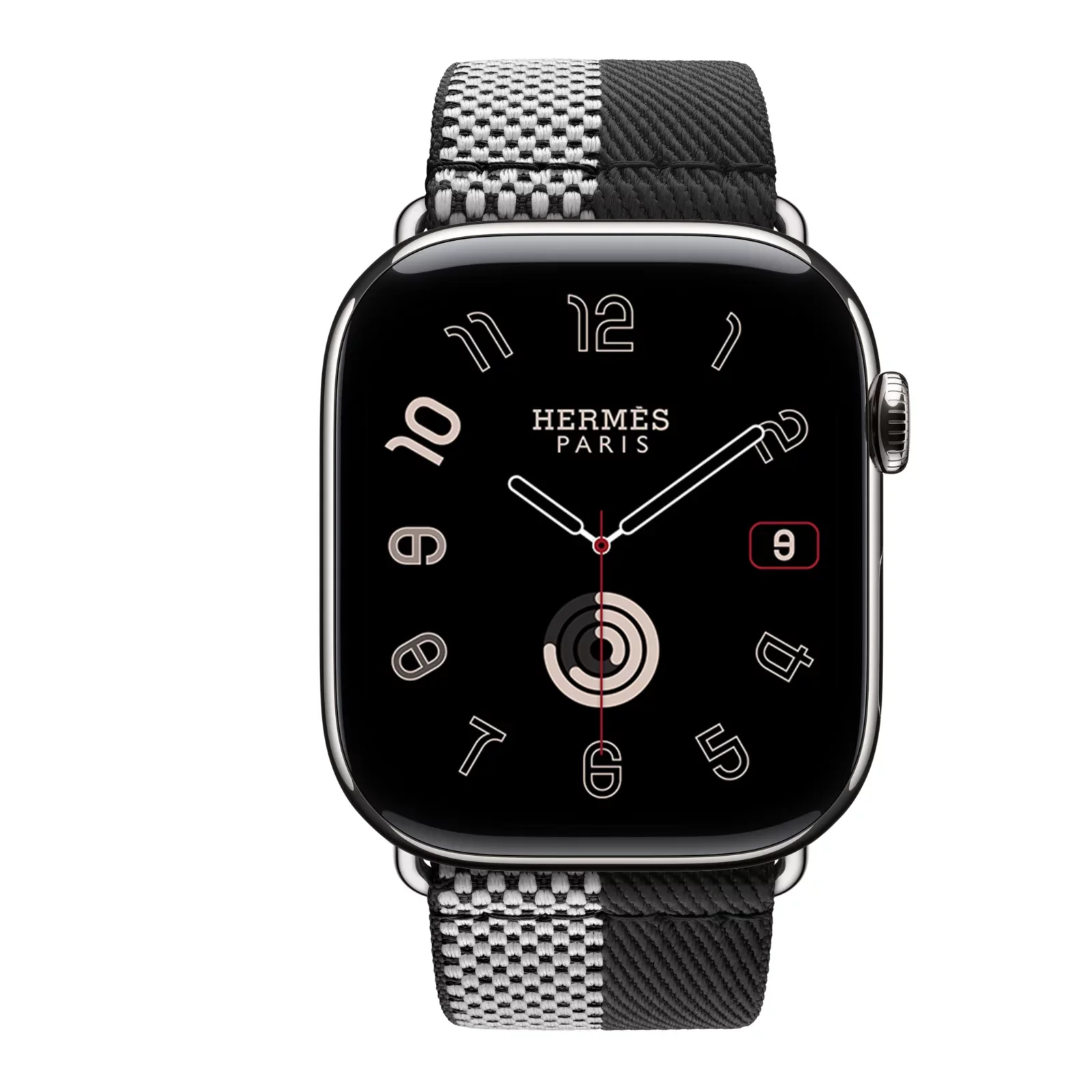 Series 11 Набрать &Apple Watch Hermès 46 Миллиметровая одинарная петля Toile H Ремешок Game Duo