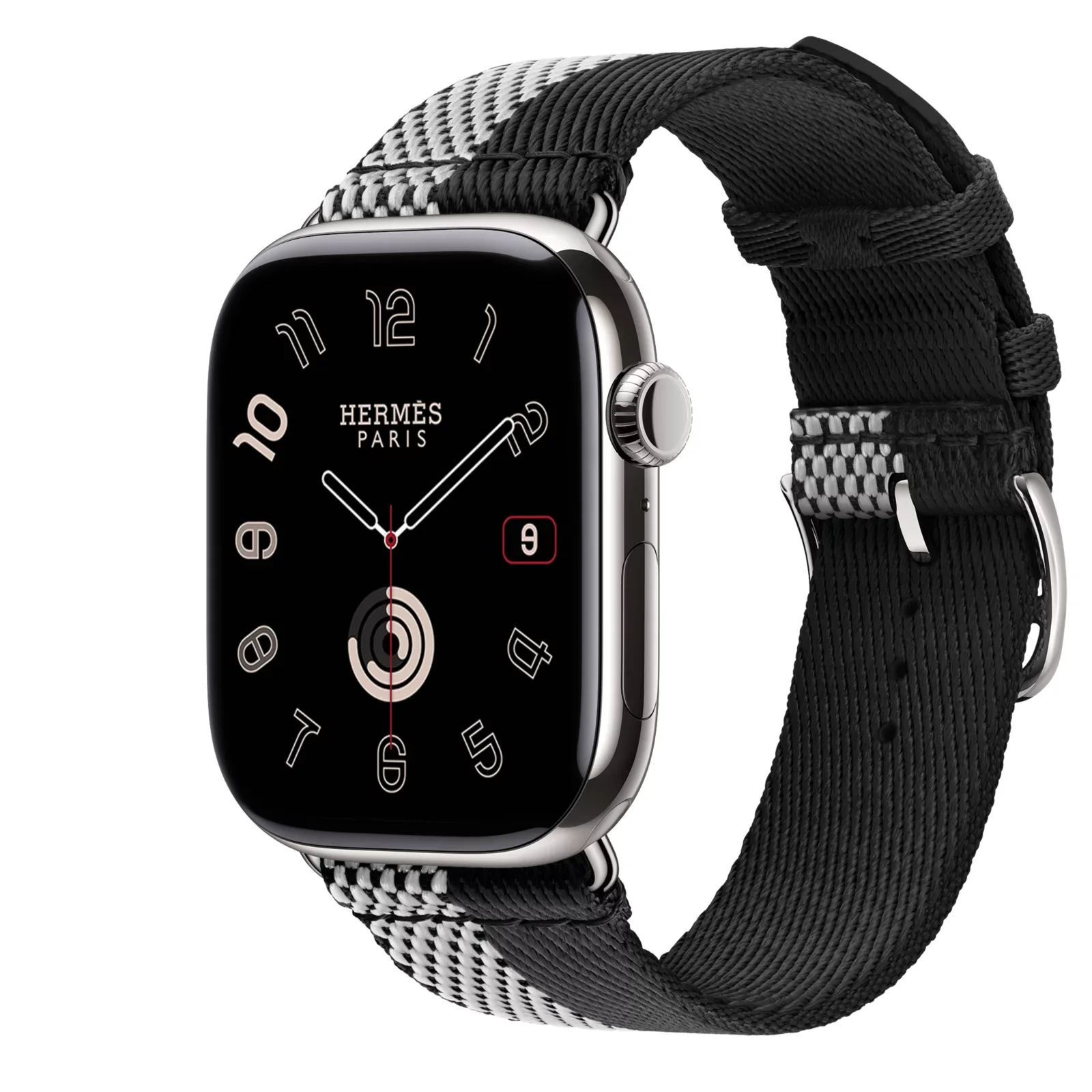 Series 11 Набрать &Apple Watch Hermès 46 Миллиметровая одинарная петля Toile H Ремешок Game Duo — фото 2