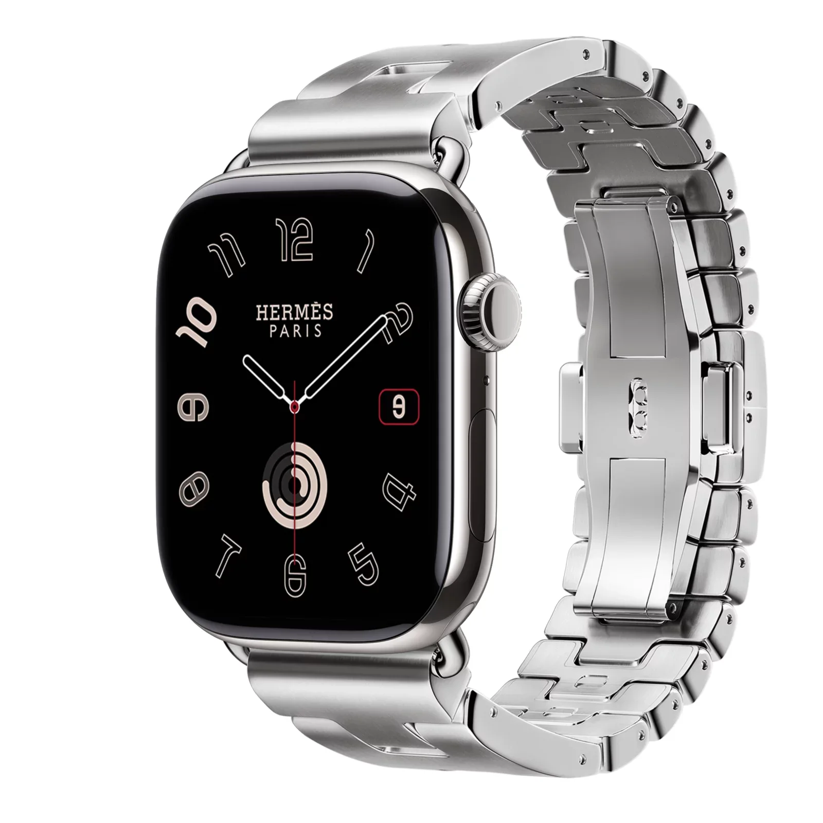 Series 11 Набрать &Apple Watch Hermès 46 Миллиметровая одинарная петля Grand H Ремешок — фото 3