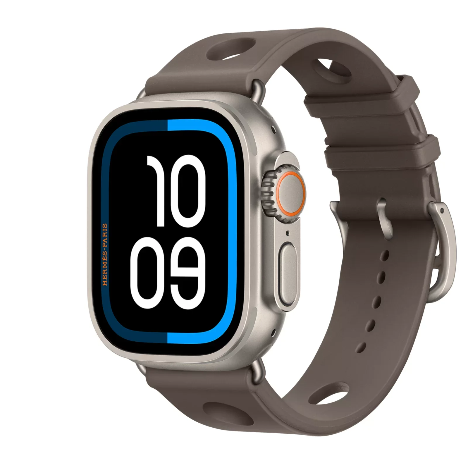 Ultra 3 Набрать &Apple Watch Hermès 49 Миллиметровая одинарная петля Scub'H Diving Ремешок — фото 3