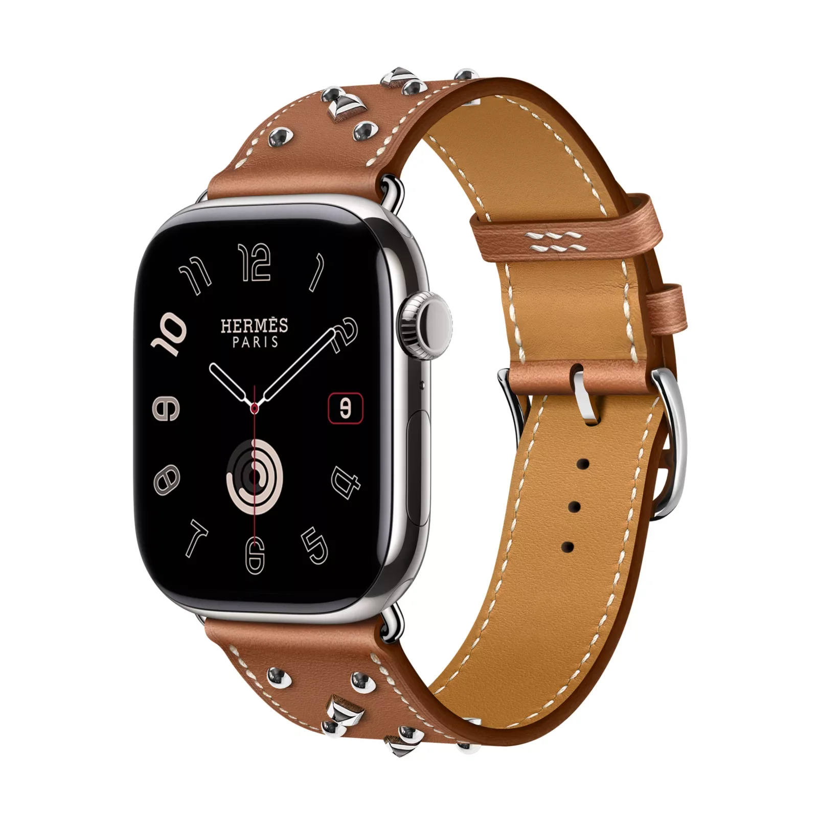 Apple Watch Hermès 46 Миллиметровая одинарная петля Clou Medor Rock Ремешок — фото 3
