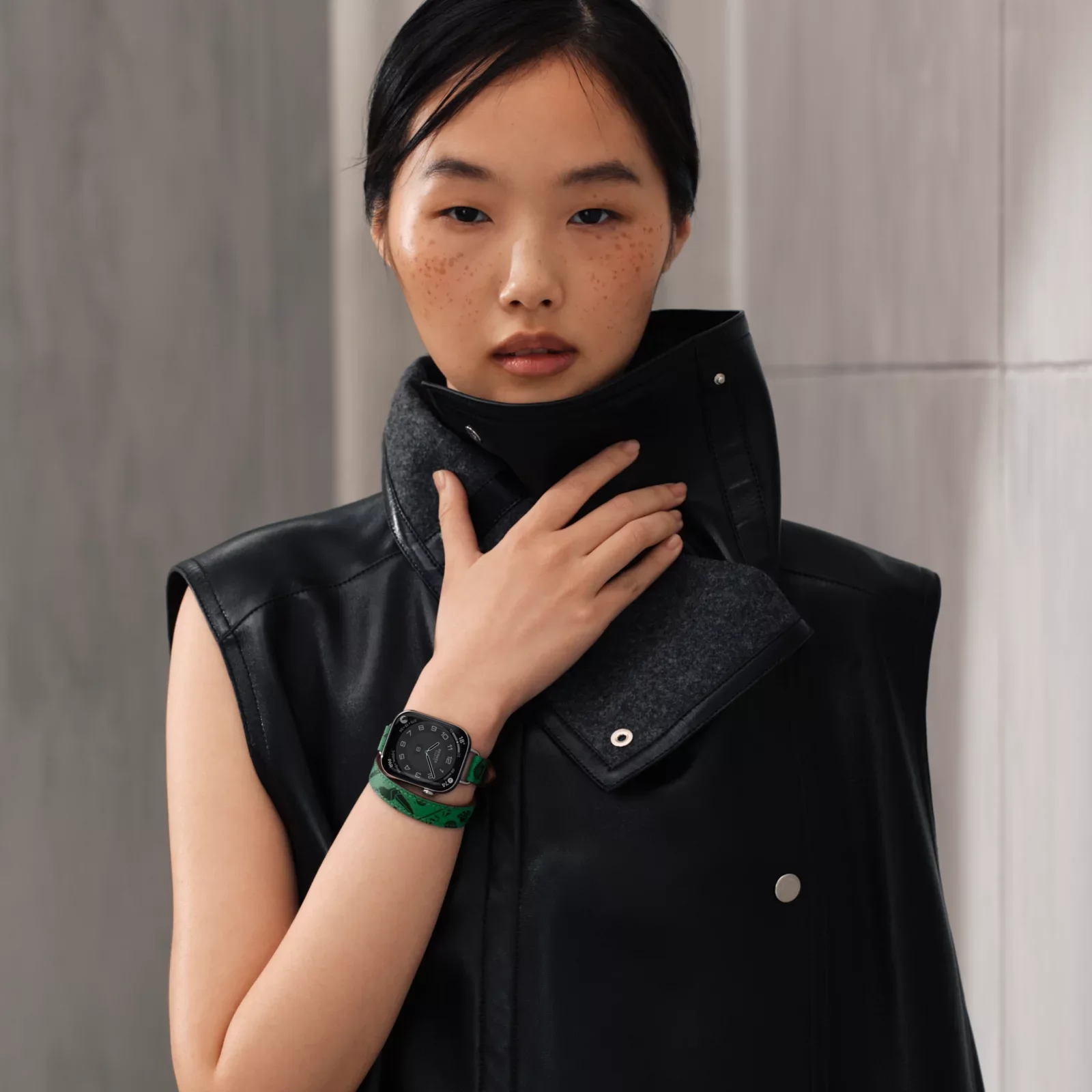 Apple Watch Hermès 42 мм двойная петля Attelage Счастливый зоопарк Bandana Ремешок — фото 2