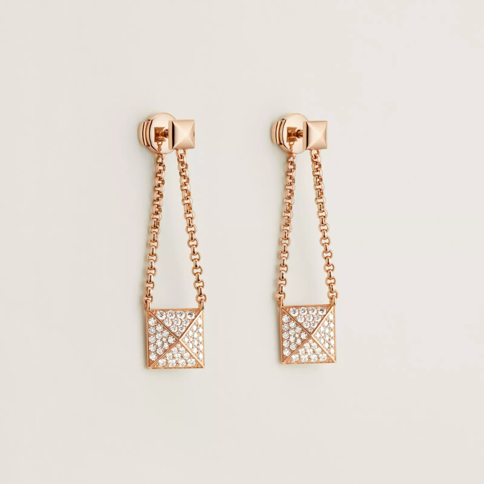 Hermès Clou d'H Серьги-кулоны