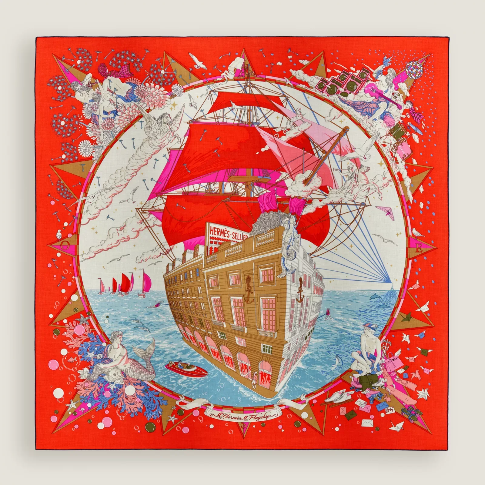 «Флагман Hermès»140 накидка — фото 2