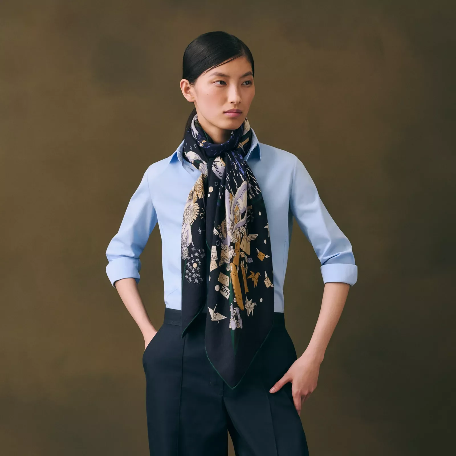 «Флагман Hermès»140 накидка