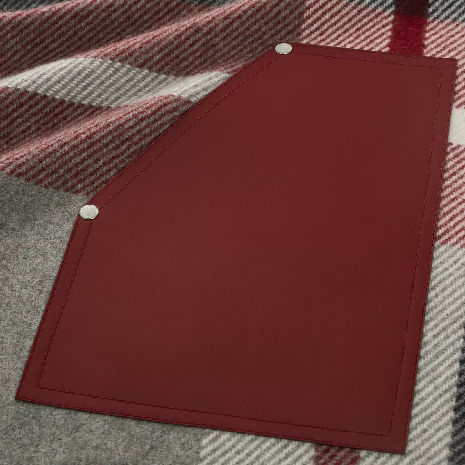 Tartan Poches Cuir Appliquees шарф — фото 3