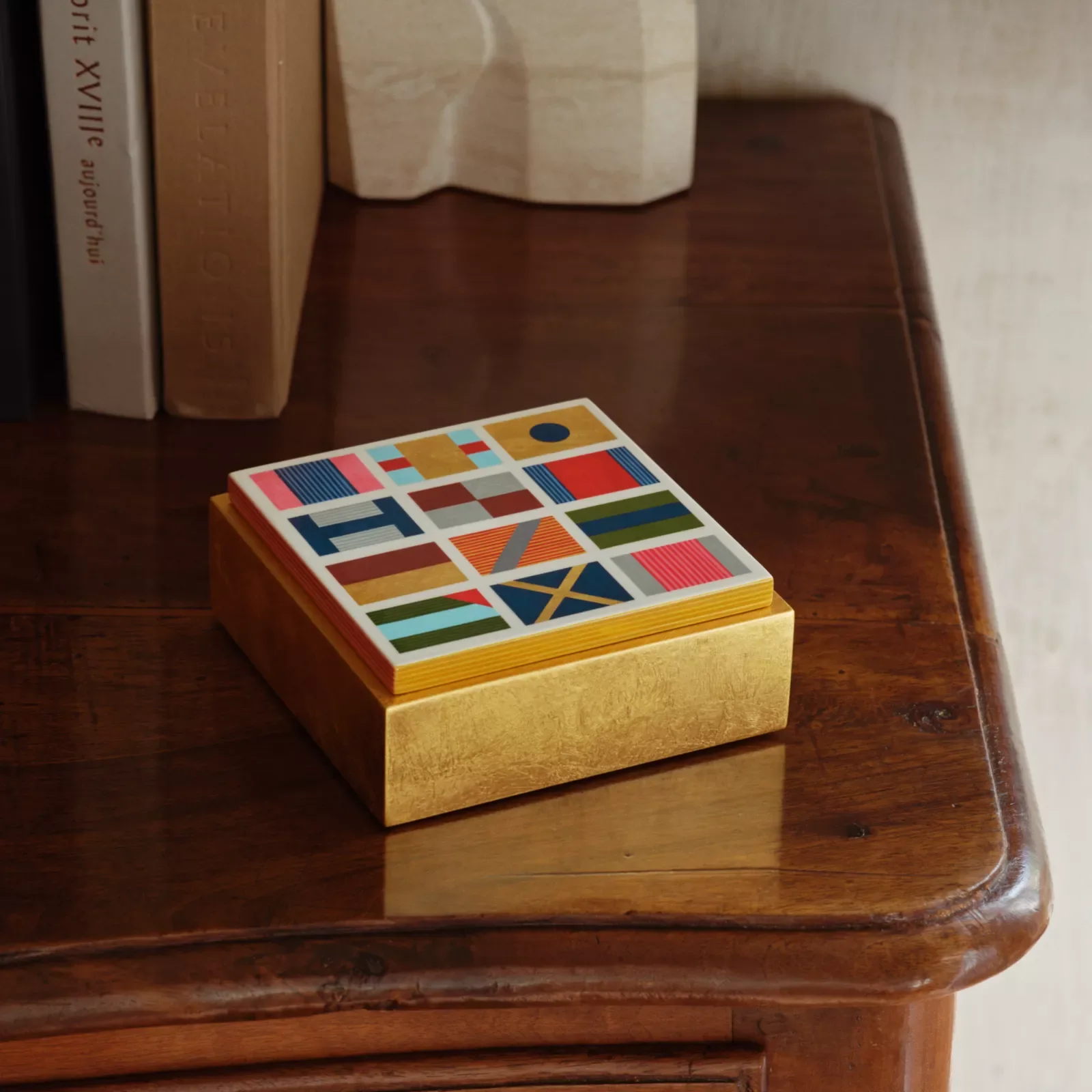“Theoreme Геометрическая эмблема лошади "Организатор Box, Small — фото 2