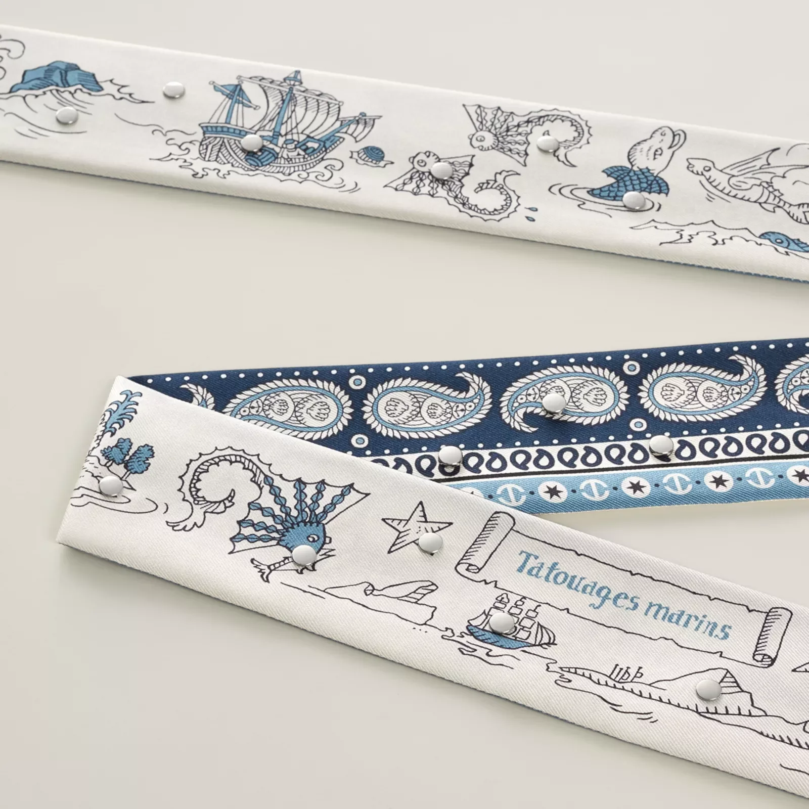 - Морские татуировки.Bandana«Заклепка саржевая лента — фото 3