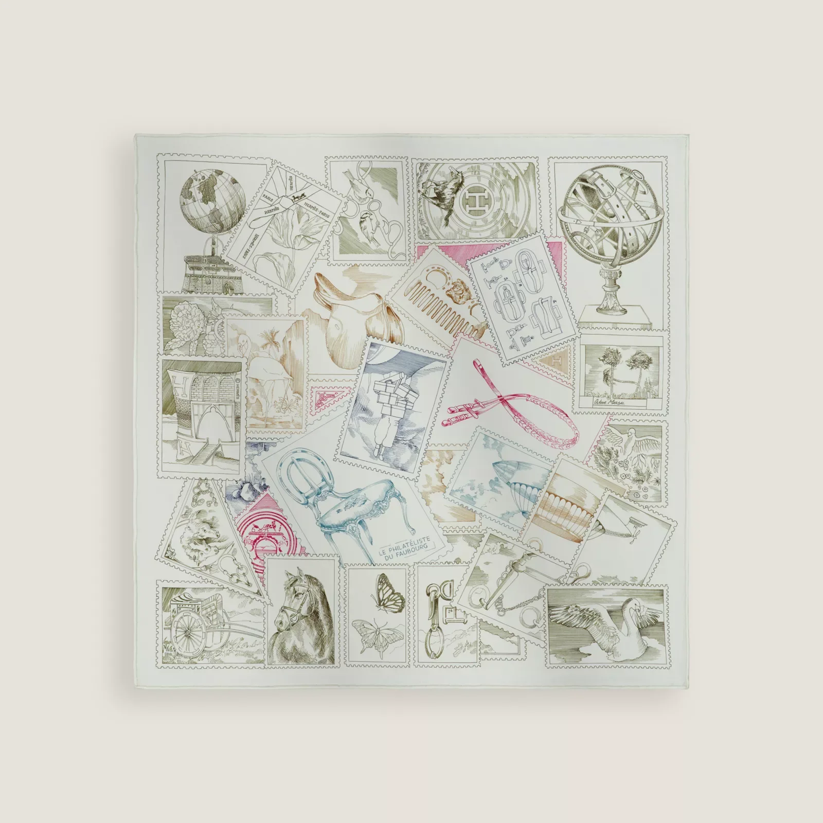 «Faubourg Stamp Collector Detail Edition»45 Шарф — фото 1