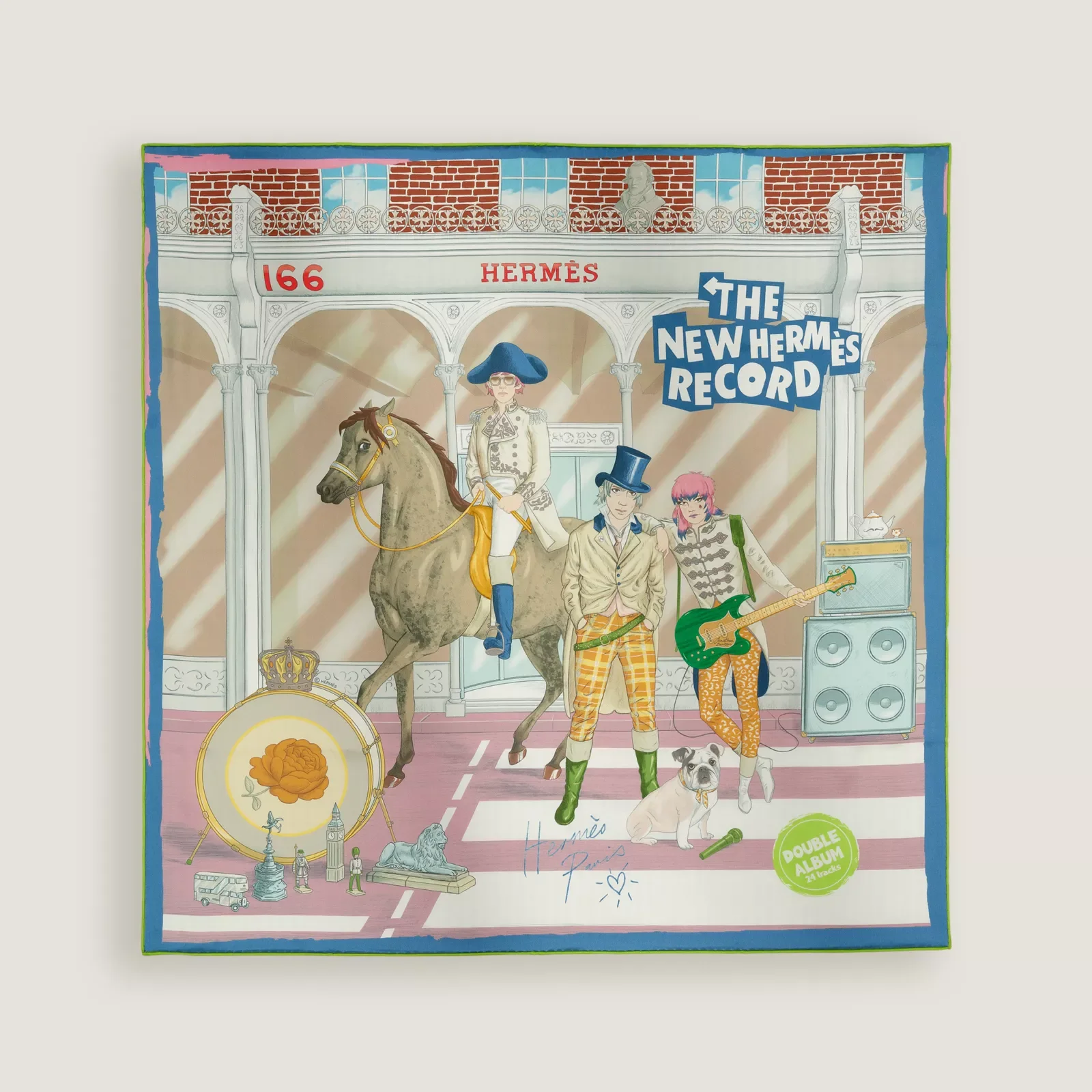 «New Hermès Records»70 Шарф