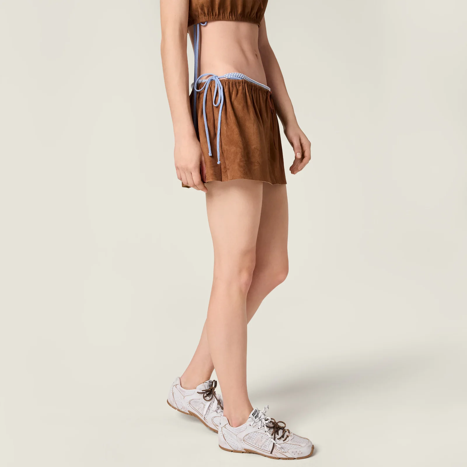 Кроссовки New Balance x Miu Miu 530 SL из декоративной кожи — фото 5