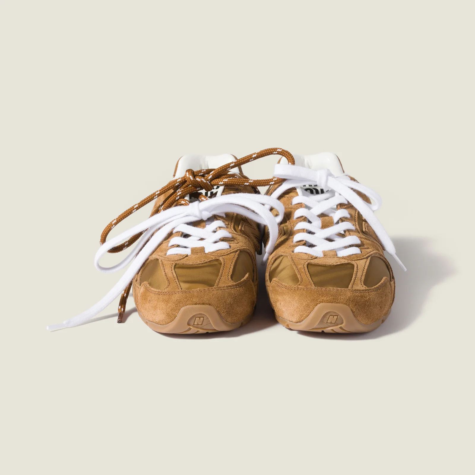 Кроссовки 530 SL New Balance x Miu Miu из технической ткани и замши — фото 4