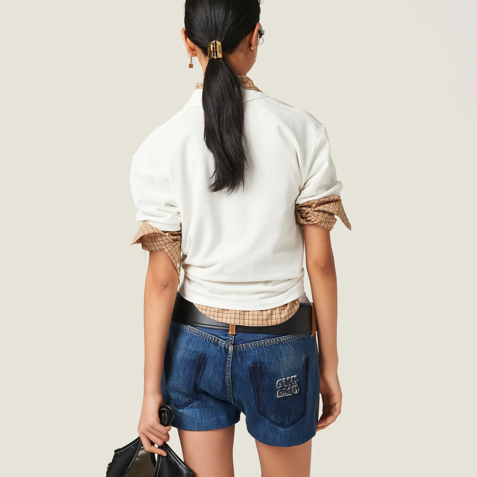 Рубашка поло из хлопкового пике — фото 3