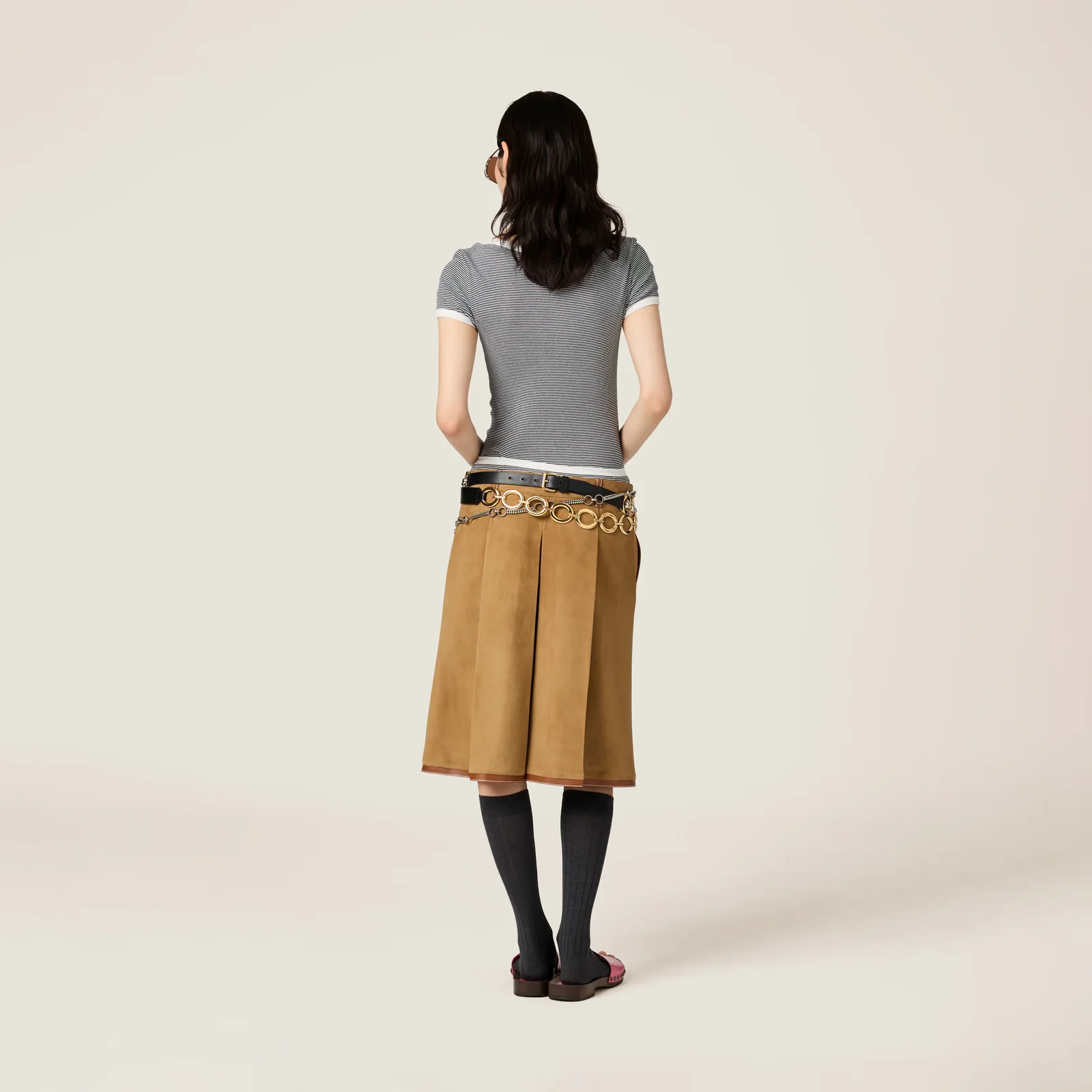Футболка из джерси в резинку Petit Bateau X Miu Miu — фото 3