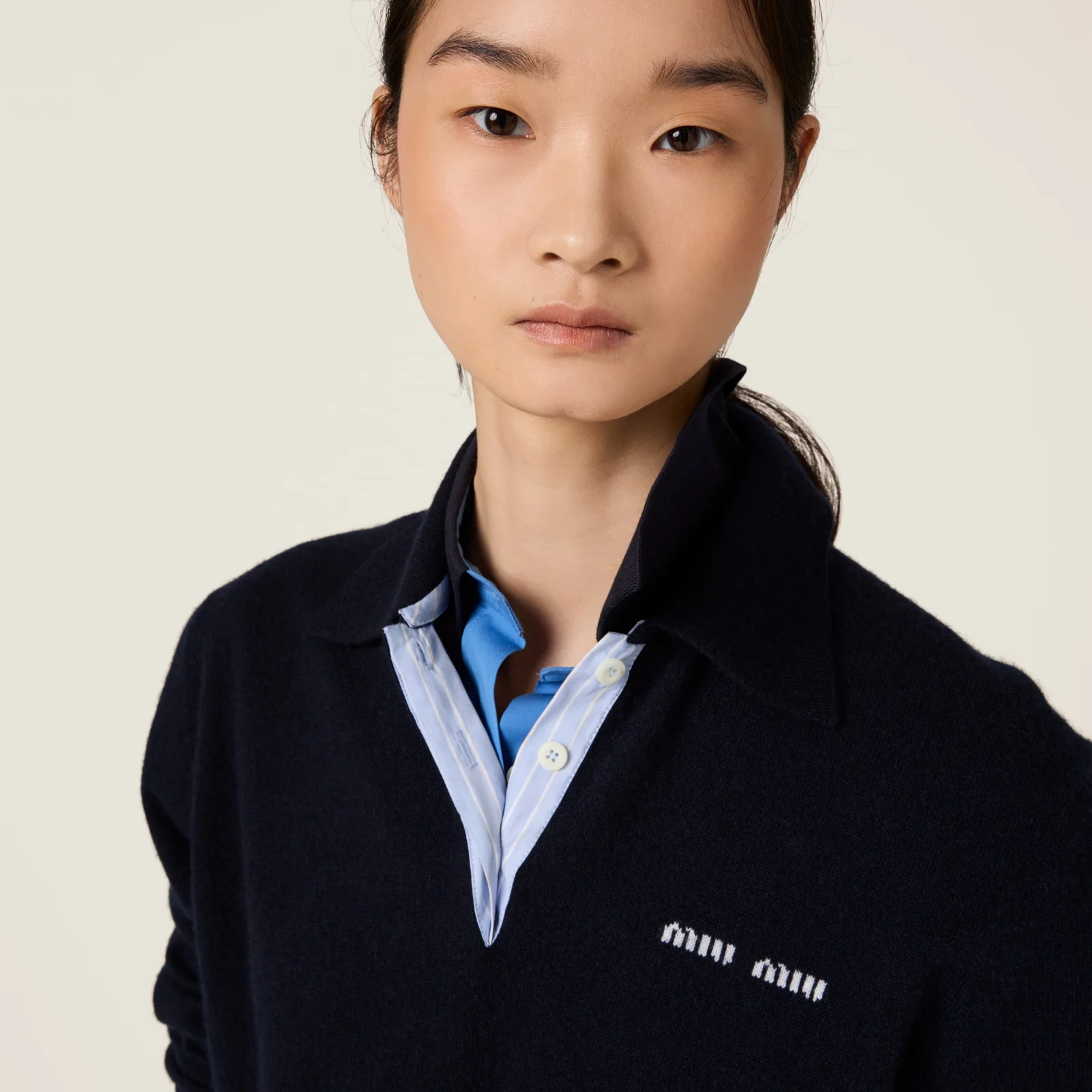 Кашемировая толстовка поло — фото 5