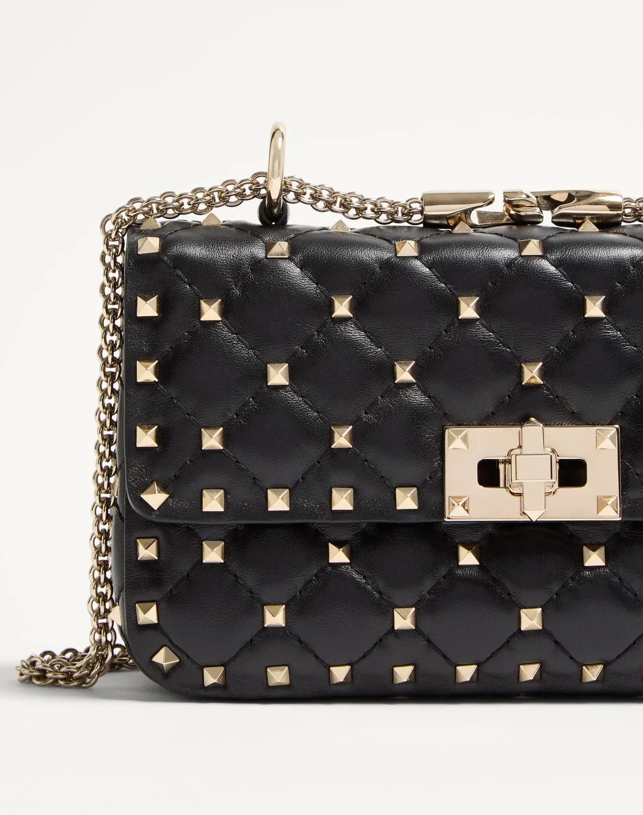 Маленькая сумка Rockstud Spike из кожи наппа — фото 7