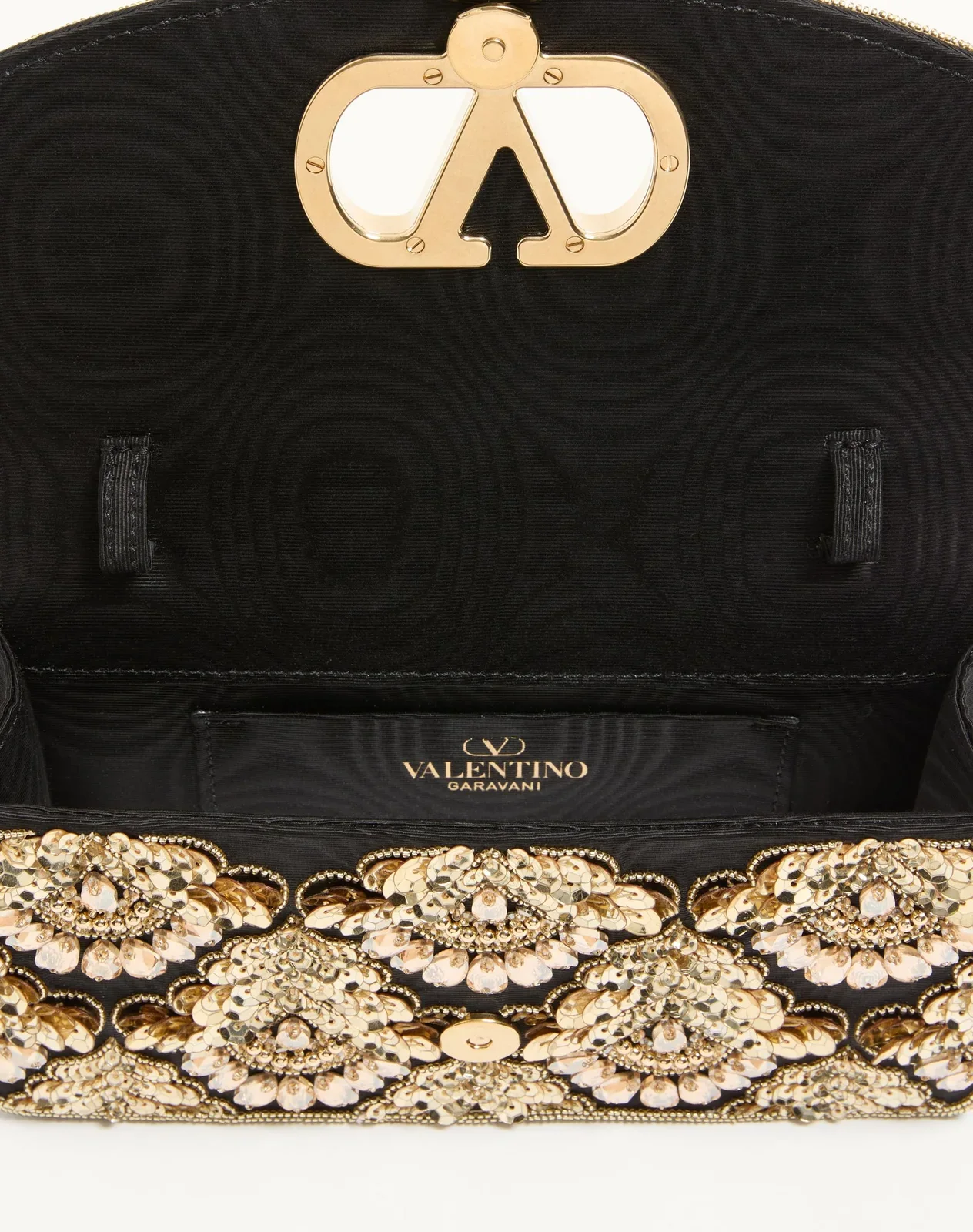 Маленький клатч Valentino Garavani Vain с вышивкой — фото 6