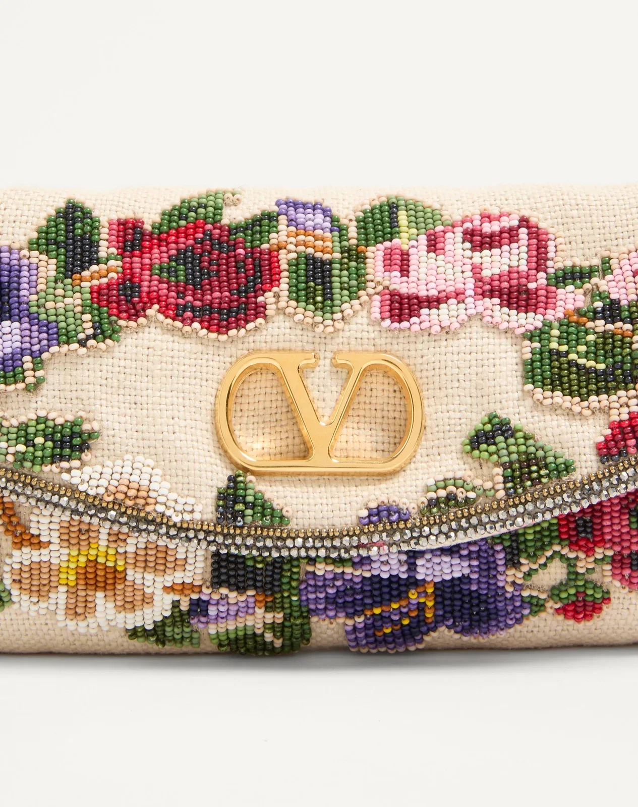 Маленькая сумка через плечо Valentino Garavani DeVain с вышивкой — фото 8