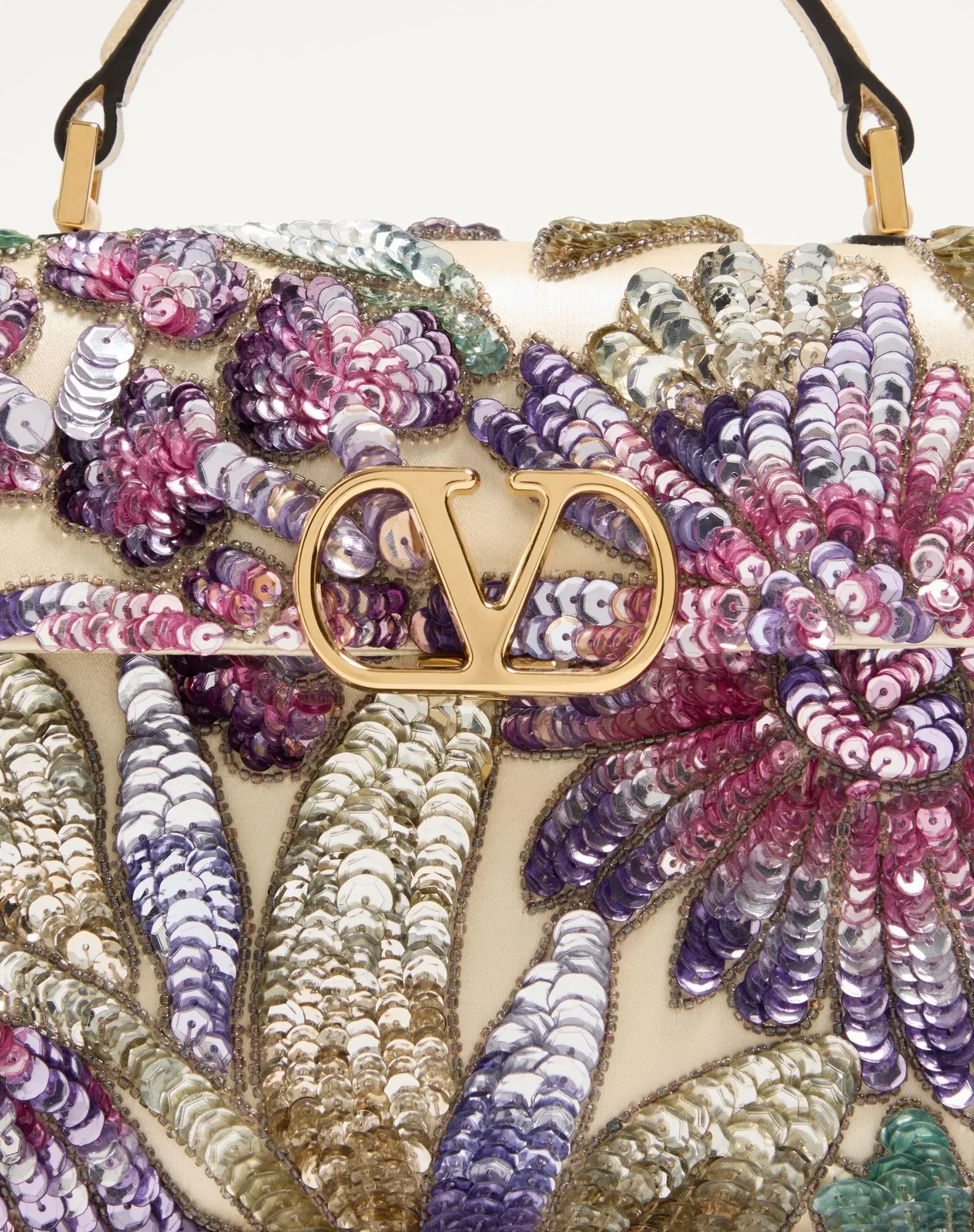 Мини-сумка с ручкой Valentino Garavani VSLING с вышивкой — фото 8