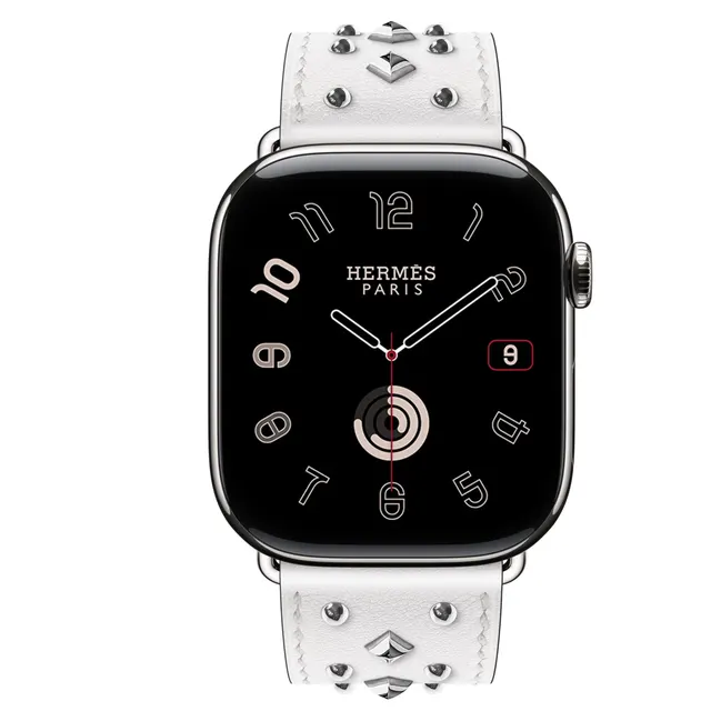 Series 11 Набрать &Apple Watch Hermès 46 Миллиметровая одинарная петля Clou Medor Rock Ремешок