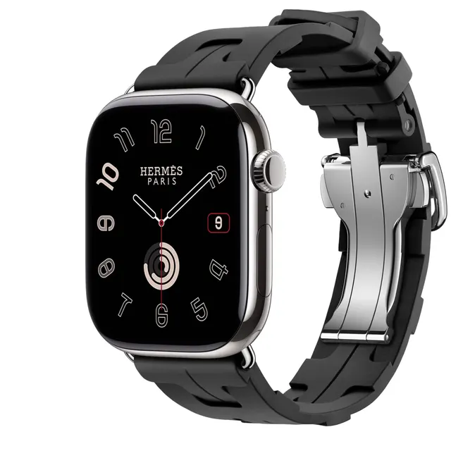 Series 11 Набрать &Apple Watch Hermès 46 Миллиметровая одинарная петля Kilim Складной ремешок на застежке