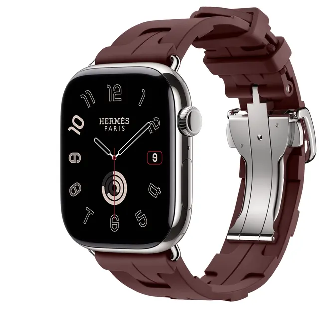 Series 11 Набрать &Apple Watch Hermès 46 Миллиметровая одинарная петля Kilim Складной ремешок на застежке