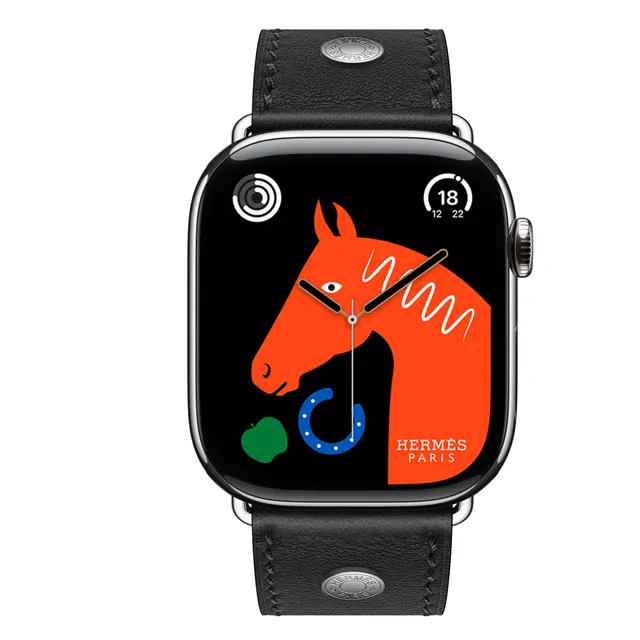 Series 11 Набрать &Apple Watch Hermès 46 Одноэтажный тур Clou de Selle Band