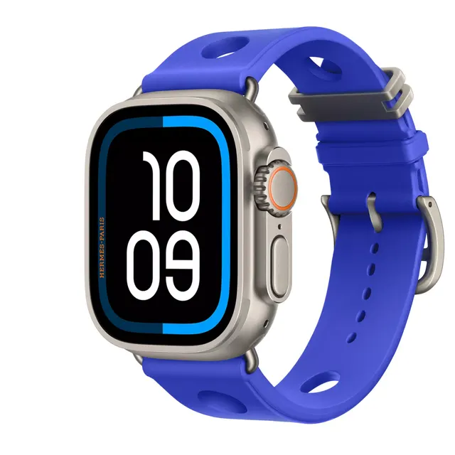 Ultra 3 Набрать &Apple Watch Hermès 49 Миллиметровая одинарная петля Scub'H Diving Ремешок