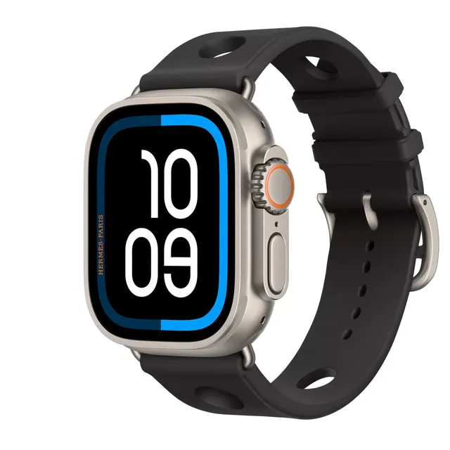 Ultra 3 Набрать &Apple Watch Hermès 49 Миллиметровая одинарная петля Scub'H Diving Ремешок